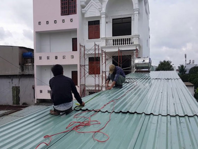 Dịch vụ thay kèo, thay tôn, chống dột mái tôn ở tại Ninh Thuận