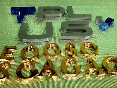 Gia công chữ inox làm bảng ăn mòn bảng số nhà tại Bình Dương