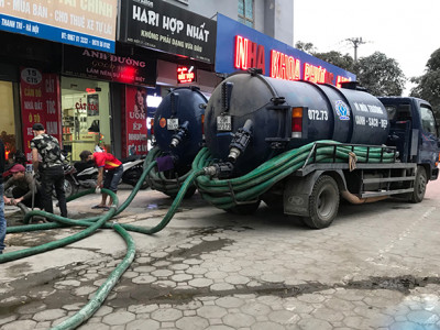 Hút bể phốt tại Bắc Ninh sạch 99% bảo hành uy tín