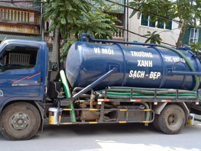 Hút bể phốt giá rẻ tại hoàn kiếm bảo hành 5 năm uy tín chuyên nghiệp