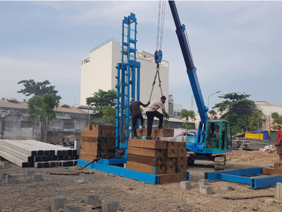 Dịch vụ ép cọc bê tông tại Bình Sơn phục vụ chu đáo đúng tiến độ