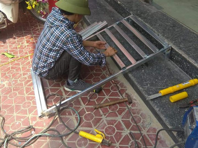 Thi công hàn sắt giá rẻ tại nhà quận Đống Đa