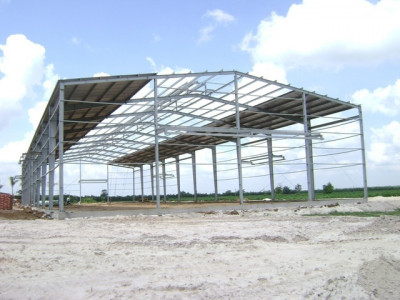 Thi công xây dựng sửa chữa nhà kho nhà xưởng tiền chế tại Quận 12