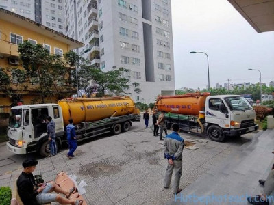 Hút bể phốt giá rẻ tại Thái Nguyên có bảo hành giá chỉ từ 300K xe