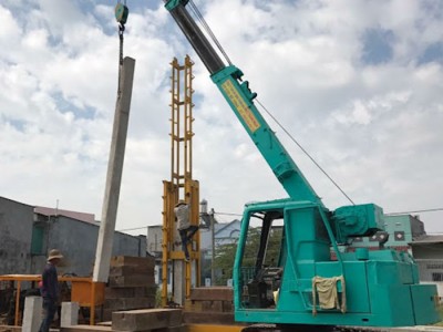 Chuyên gia thi công ép cọc bê tông tại huyện Mộ Đức