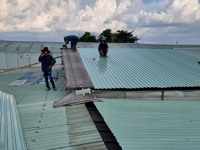 Đơn vị thay tôn nhà xưởng nhà kho trọn gói tại Cần Thơ