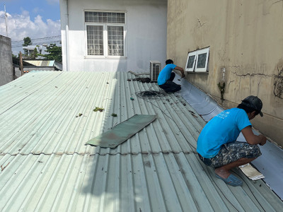 Thợ máng xối, thay tôn, lợp tôn trọn gói giá rẻ tại quận Tân Phú TPHCM