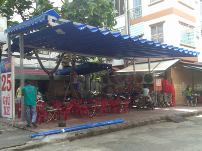Nhận xây dựng và sửa chữa bạt kéo xếp di động tiền chế tại Thuận An, Bình Dương