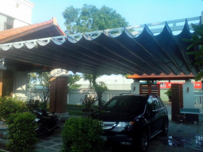 Đơn vị lắp đặt và sửa chữa quán tiền chế mái bạt, mái xếp uy tín tại Tân Uyên