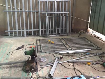 Thợ làm cửa cổng và hàng rào sắt tại Quận 8, Tphcm uy tín giá tốt