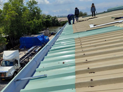 Công ty chuyên lắp đặt hệ thống máng xối kho xưởng khu công nghiệp