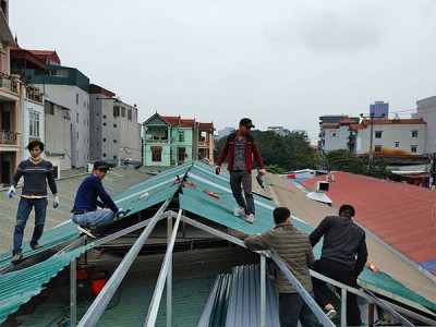 Địa chỉ Thợ Thay Tôn Chống Dột, Thay Máng Xối tại Quận 9, TPHCM