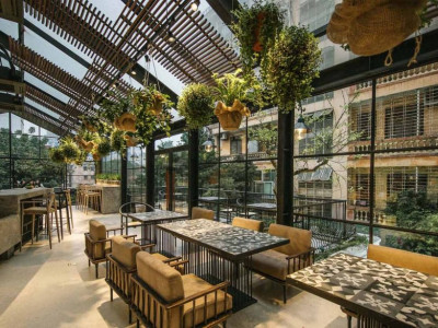 Thiết kế thi công Quán Cafe, Quán Nhậu Tiền Chế đẹp tiết kiệm chi phí
