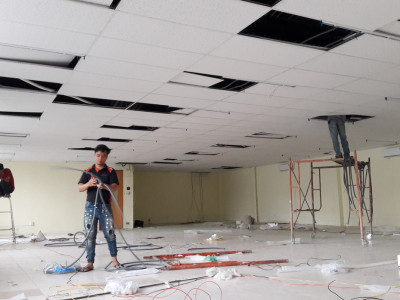 Dịch vụ sơn nước, đóng thạch cao kho xưởng theo yêu cầu tại Tphcm