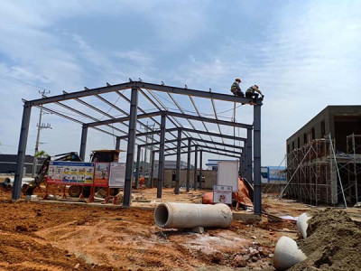 Công ty xây dựng kho xưởng, nhà tiền chế, thay tôn các tỉnh Miền Tây