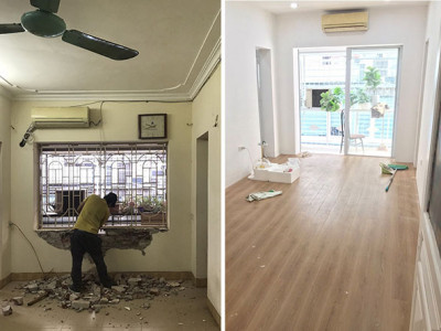 Thầu sửa nhà Tphcm phục vụ 24 quận huyện