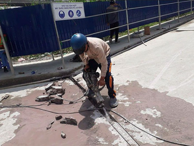 Dịch vụ khoan cắt bê tông trọn gói tại Tân An, Long An