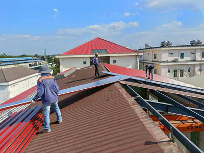 Báo giá thay tôn chống dột tại các tỉnh Miền Tây