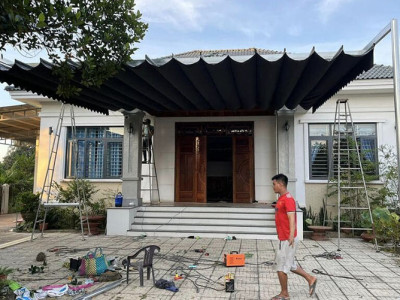 Báo giá lắp đặt mái xếp mái kéo mái bạt tại Thủ Đức