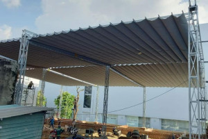 Dịch vụ tháo dỡ, di dời quán cafe quán nhậu, mái xếp, mái kéo, mái bạt