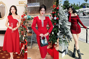 Tổng hợp các mẫu váy đầm đẹp dành cho nàng dạo phố Noel
