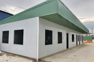 Thi công phòng sạch vách panel, nhà lắp ghép tấm panel tại Bình Dương