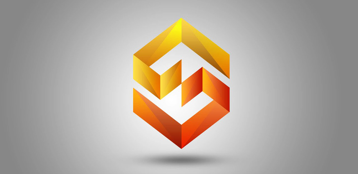 Thiết kế logo chuyển sắc - Gradient color