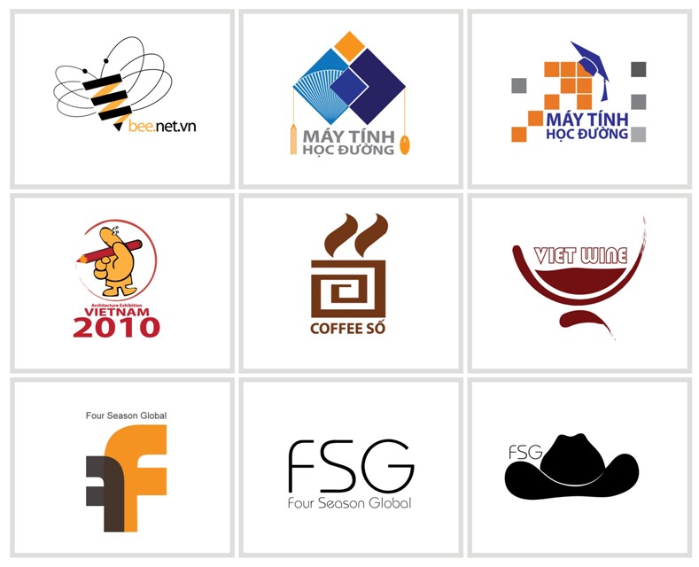 Một số mẫu logo tham khảo - Thiết kế logo ở tp Phan Thiết, Bình Thuận